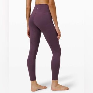 Lululemon Wunder Under Leggings High-Rise Grape Thistle Purple Leggings Yoga